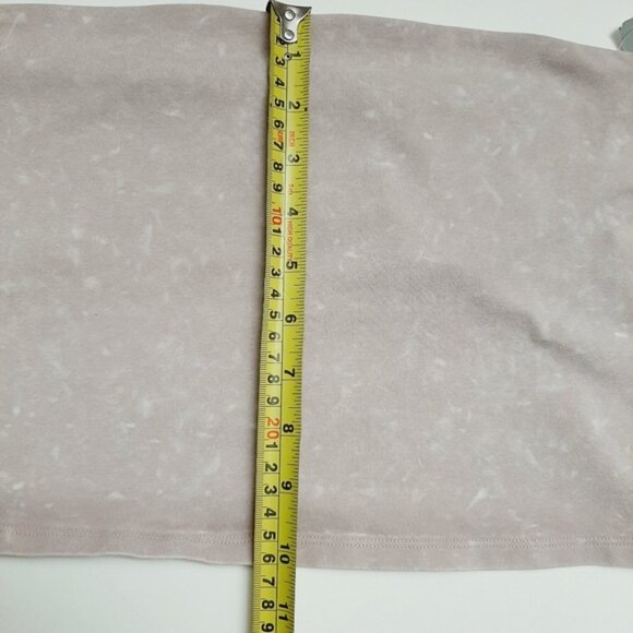 AERIE Tube Top Sleeveless Casual Stretch Crop Light Tan & Cream Sz M - Picture 7 of 12